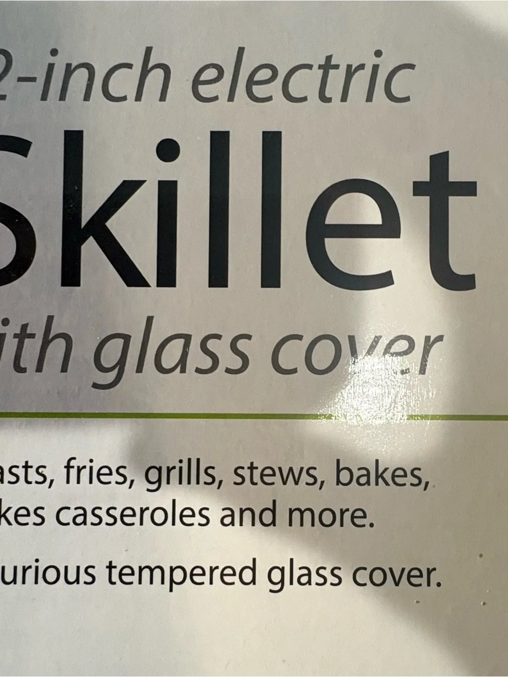 Presto Black Electric Skillet with Tempered Glass Lid